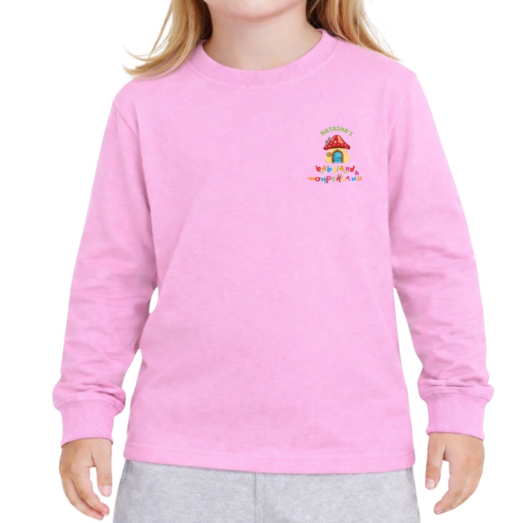 Pink Long-Sleeved T-shirt