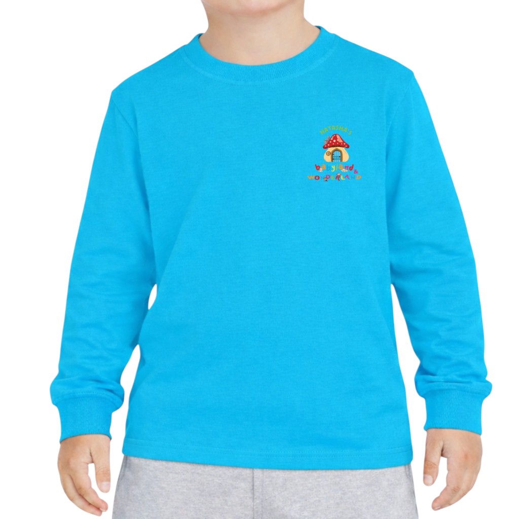 Turquoise Long-Sleeved T-shirt