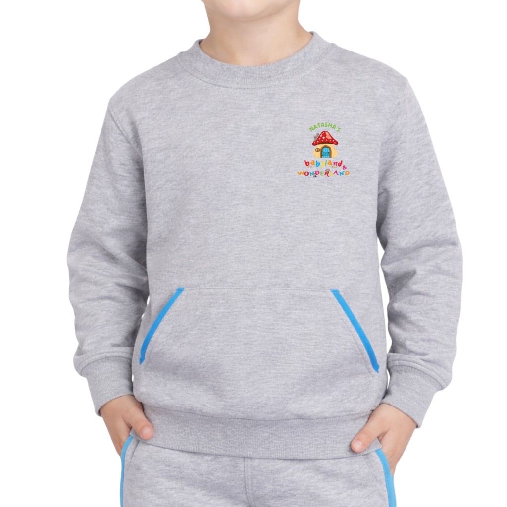 Αγορίστικο φούτερ με τυρκουάζ λεπτομέρειες 