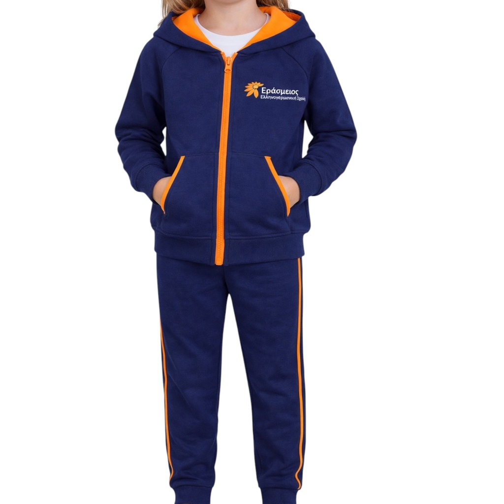 Μπλε σετ φόρμας με ζακέτα / Ανοιξιάτικη