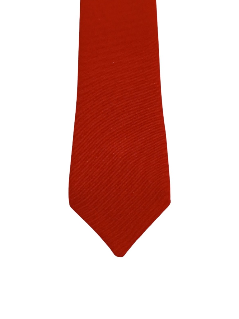 Red tie with elastic