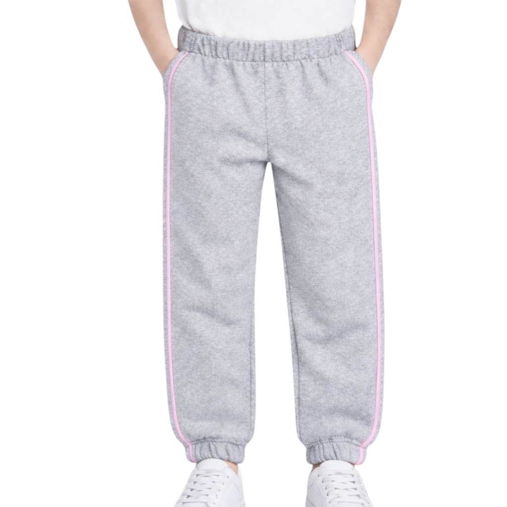 Girls' Jogging Pants with Pink Details 