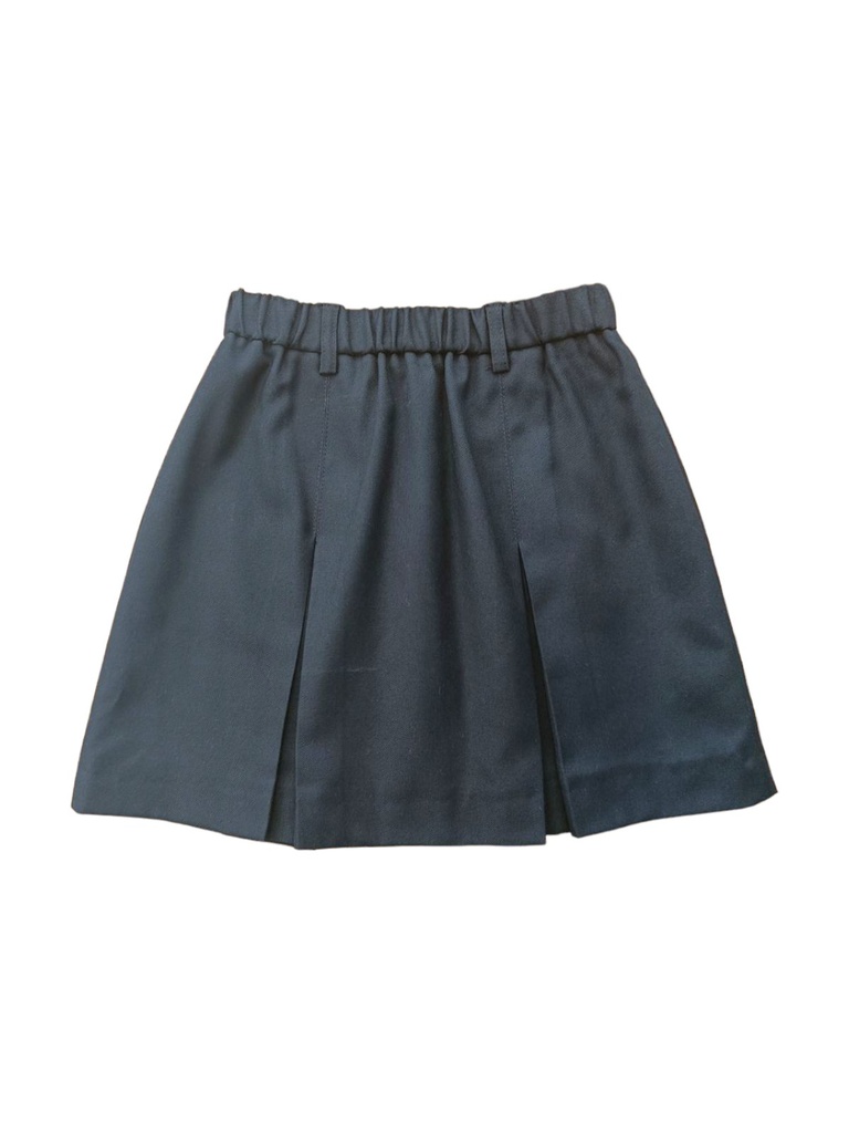 Blue pleated skirt