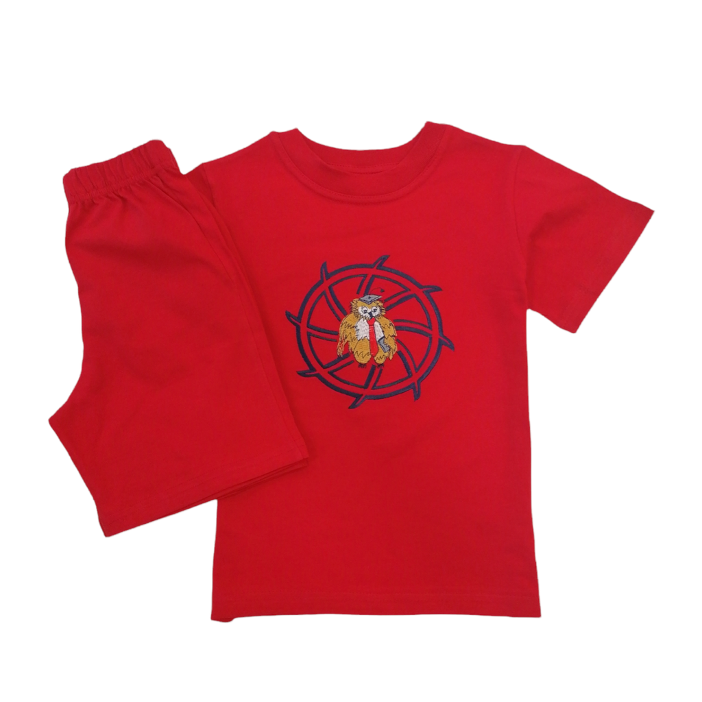 Red T-shirt & Shorts