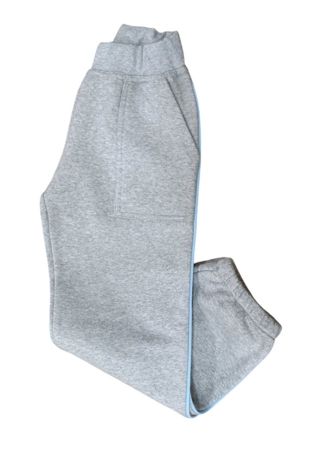 Παντελόνι φόρμας με σιελ λεπτομέρειες 100% βαμβακερο