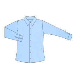 Women's blue shirt