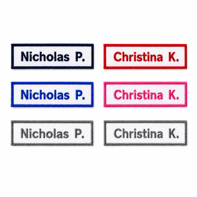 20 name tags