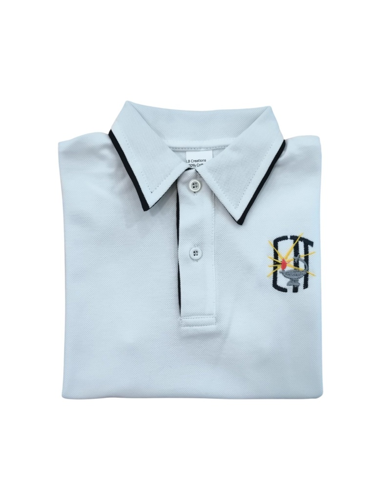 White polo shirt 