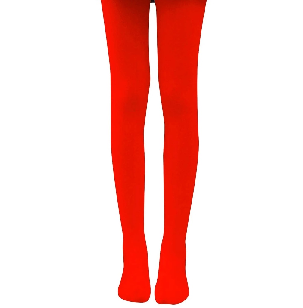 Winter red tights