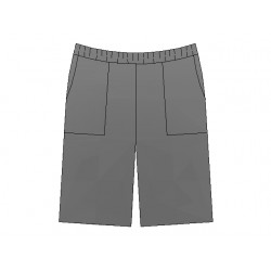 Grey vermuda shorts (pull-on)