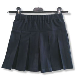 Blue cullote skirt visc.-poly