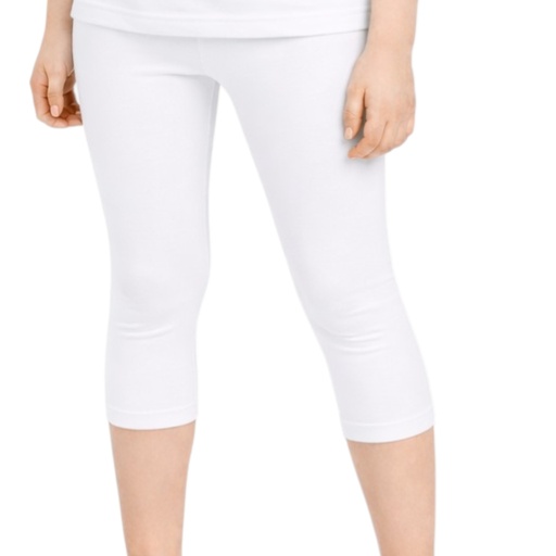 White Capri Leggings