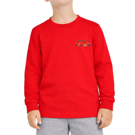 Red Long-Sleeve T-shirt