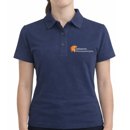 Women’s Blue Polo Shirt